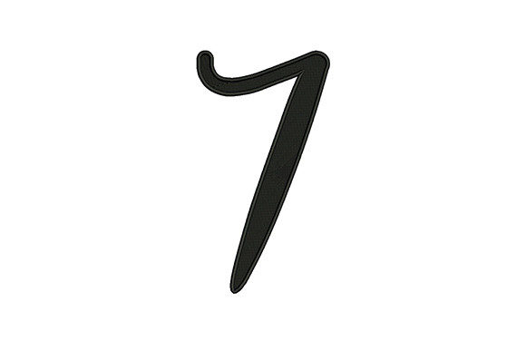 7 Number: A Versatile Machine Embroidery Design for Seasonal Collections
