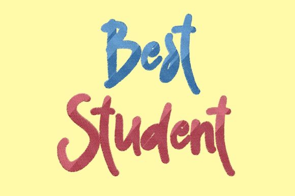 Best Student: A Designer's Take on School Pride Embroidery