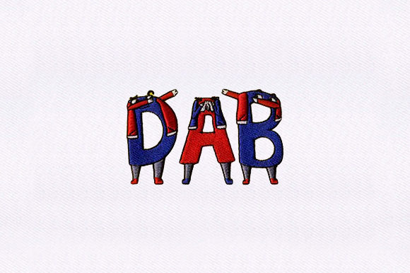 DAB Caption Alphabet Review for Embroidery Projects