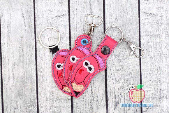Review: Cartoon Pencil in the Hoop Keyfob for Gifts