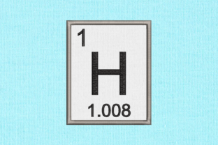 Review: Periodic Element 1 Hydrogen Applique for Craft Fairs