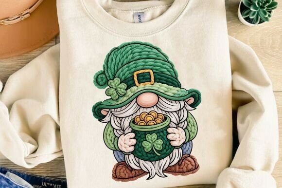 Review: St Patrick Gnome PNG for Boutique Sweatshirts