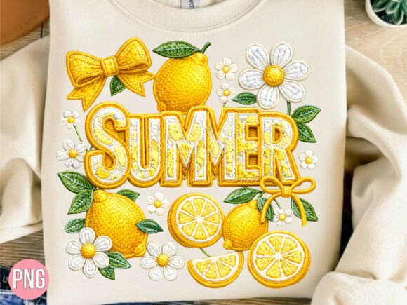 Review: Summer Lemon Fruit Embroidery PNG SHIRT