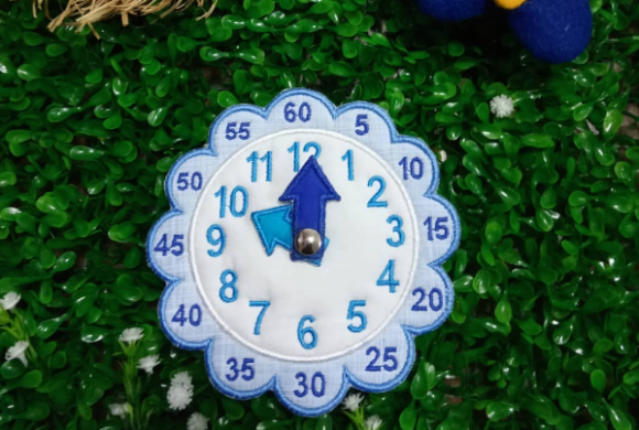 Reviewing the Learning Time Clock Embroidery Design